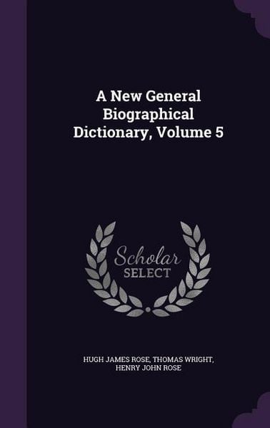Produktbild: A New General Biographical Dictionary, Volume 5
