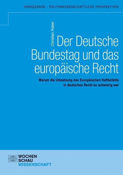 Produktbild: Der Deutsche Bundestag und das europ&auml;ische Recht