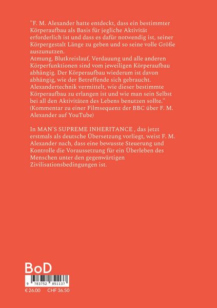 Produktbild: Ein Verm&auml;chtnis der Evolution an die Menschheit von unsch&auml;tzbarem Wert