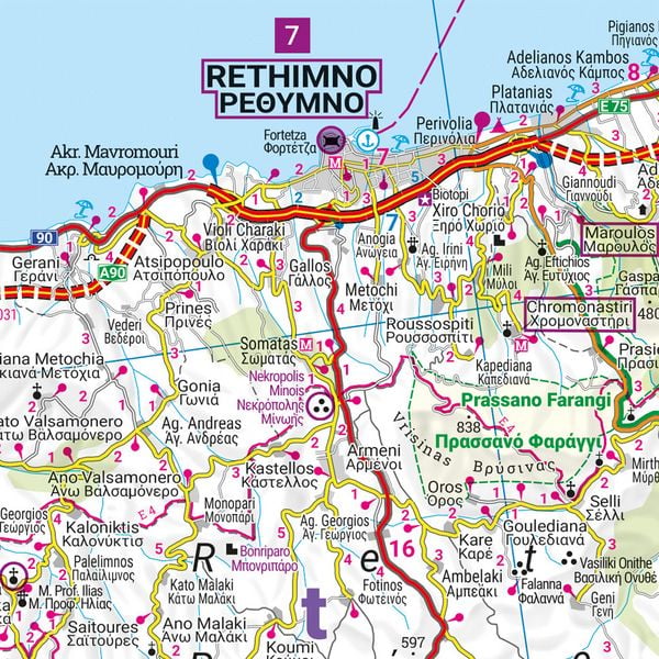 Produktbild: Kreta, Stra&szlig;en- und Freizeitkarte 1:150.000, freytag & berndt