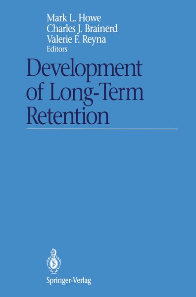 Produktbild: Development of Long-Term Retention