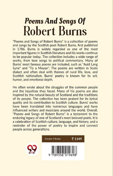 Produktbild: Poems and Songs of Robert Burns