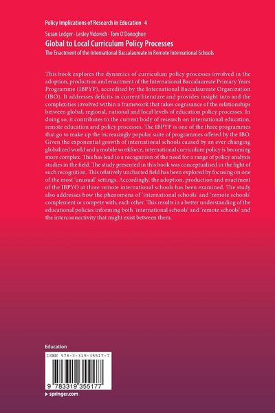 Produktbild: Global to Local Curriculum Policy Processes