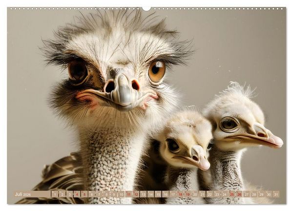 Produktbild: Tierkinder des S&uuml;dens (hochwertiger Premium Wandkalender 2026 DIN A2 quer), Kunstdruck in Hochglanz