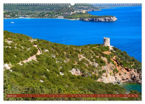 Produktbild: Sardiniens magische K&uuml;sten (hochwertiger Premium Wandkalender 2026 DIN A2 quer), Kunstdruck in Hochglanz