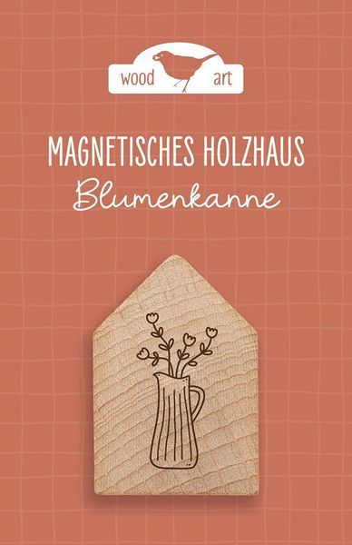 Produktbild: Magnetisches Holzhaus Blumenkanne