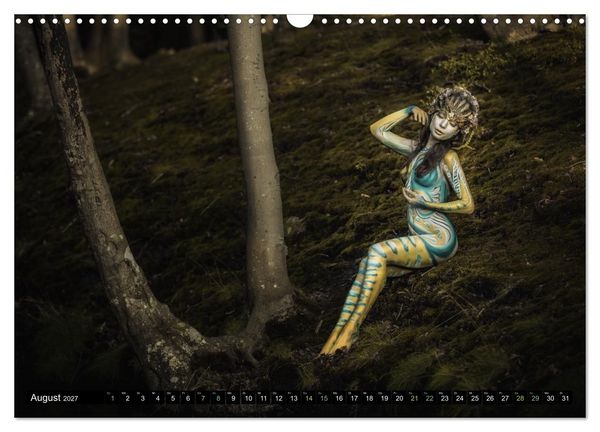 Produktbild: Naturwesen - Bodypainting K&ouml;rperlandschaften (Wandkalender 2027 DIN A3 quer), CALVENDO Monatskalender