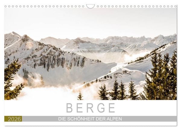 Produktbild: Berge - Die Sch&ouml;nheit der Alpen (Wandkalender 2026 DIN A3 quer), CALVENDO Monatskalender