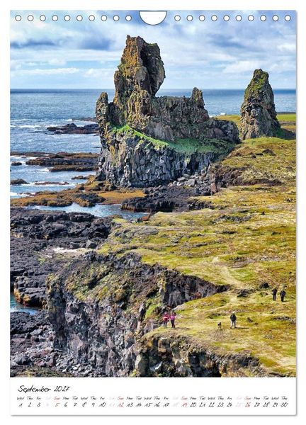 Produktbild: Iceland Calendar 2027 - Discover unique nature - UK Version (Wall Calendar 2027 DIN A4 portrait), CALVENDO 12 Month Wall Calendar