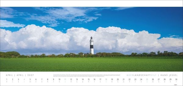 Produktbild: Meerlandschaft SYLT Kalender 2027 - Hans Jessel