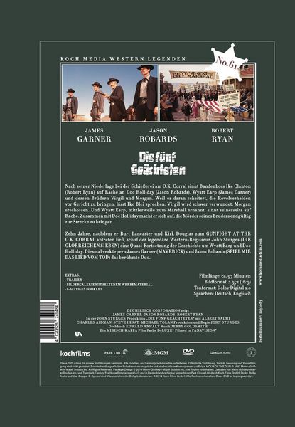 Produktbild: Die f&uuml;nf Ge&auml;chteten (Edition Western-Legenden #61)