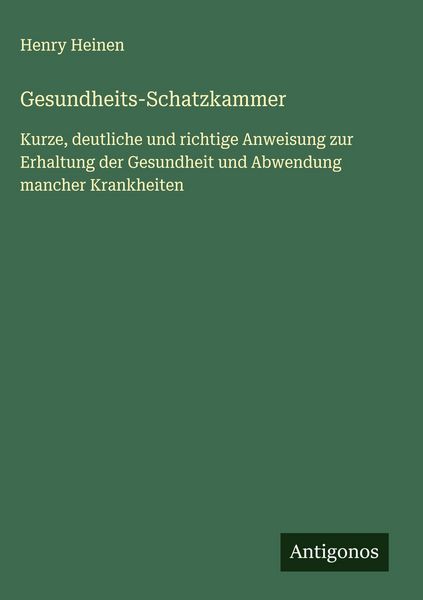 Produktbild: Gesundheits-Schatzkammer