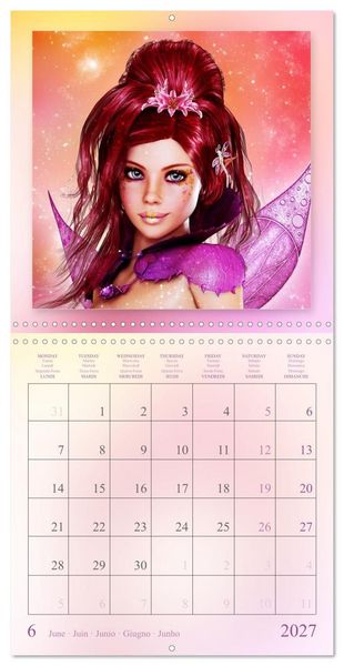 Produktbild: Twinkling Fairies (Wall Calendar 2027 12 &times; 12 Inch) CALVENDO 12 Month Wall Calendar
