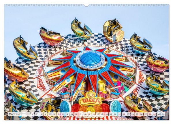 Produktbild: Kirmes Gl&uuml;ck (hochwertiger Premium Wandkalender 2026 DIN A2 quer), Kunstdruck in Hochglanz