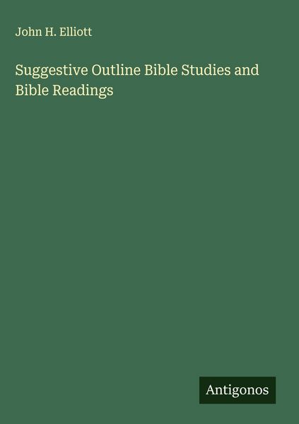 Produktbild: Suggestive Outline Bible Studies and Bible Readings
