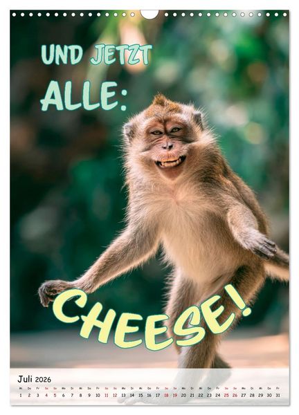 Produktbild: Tierisch erwischt (Wandkalender 2026 DIN A3 hoch), CALVENDO Monatskalender