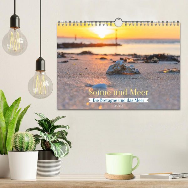 Produktbild: Die Bretagne - Sonne und das Meer (Wandkalender 2026 DIN A4 quer), CALVENDO Monatskalender