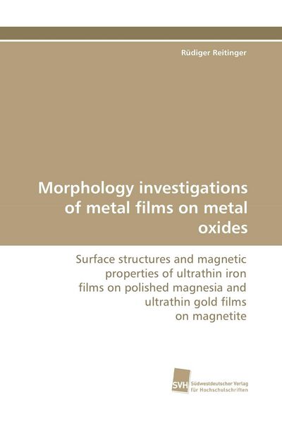 Produktbild: Morphology investigations of metal films on metal oxides