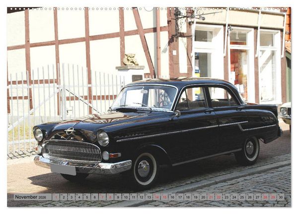 Produktbild: Opel Oldtimer mit dem Blitz (hochwertiger Premium Wandkalender 2026 DIN A2 quer), Kunstdruck in Hochglanz