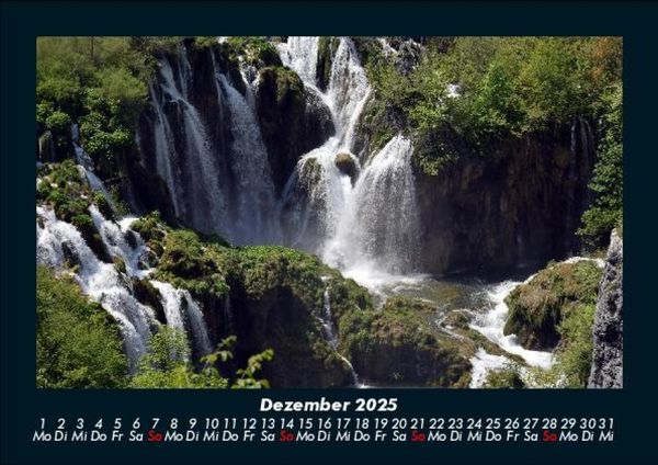 Produktbild: Wasserf&auml;lle 2025 Fotokalender DIN A5