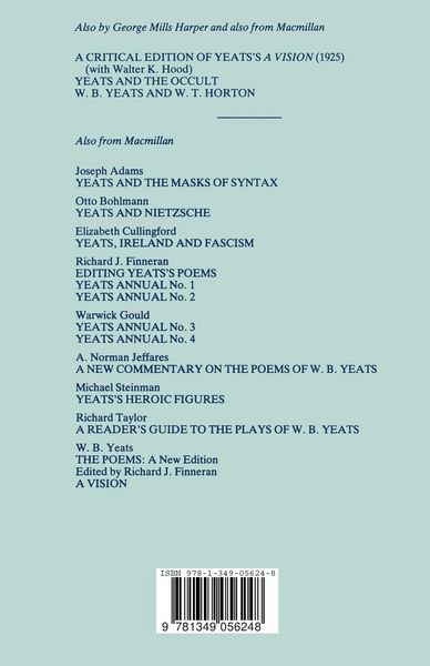 Produktbild: The Making of Yeats&rsquo;s A Vision