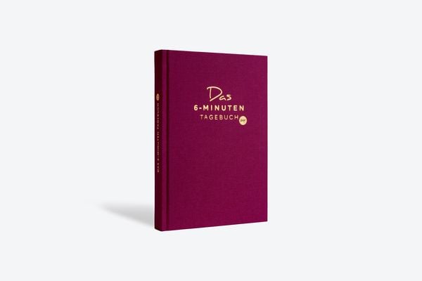 Produktbild: Das 6-Minuten-Tagebuch pur (rubin)