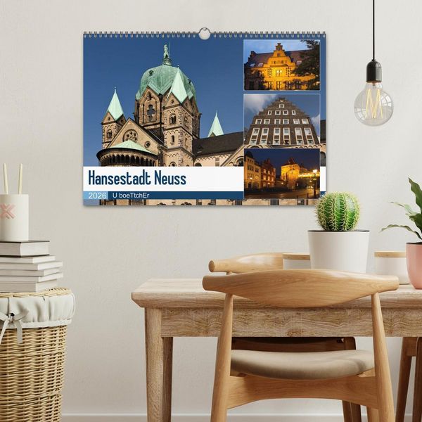 Produktbild: Hansestadt Neuss (Wandkalender 2026 DIN A3 quer), CALVENDO Monatskalender