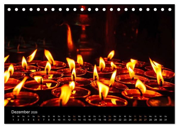 Produktbild: Nepal - In den Stra&szlig;en von Kathmandu (Tischkalender 2026 DIN A5 quer), CALVENDO Monatskalender