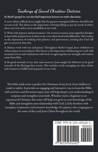 Produktbild: Analyzing the Teaching of Work in Mark's Gospel