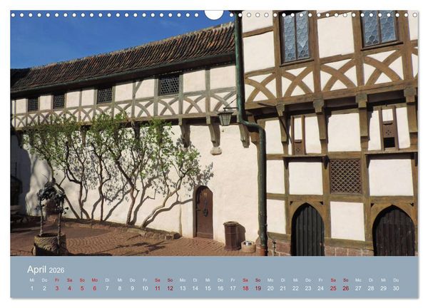 Produktbild: Die Wartburg - Weltkulturerbe im Herzen Deutschlands (Wandkalender 2026 DIN A3 quer), CALVENDO Monatskalender