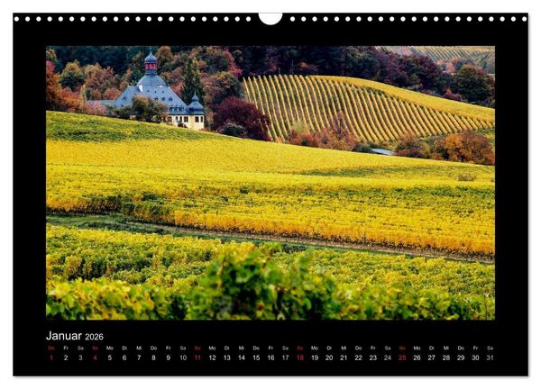 Produktbild: Wein - Reben, Wingerte und historische Weinkeller (Wandkalender 2026 DIN A3 quer), CALVENDO Monatskalender