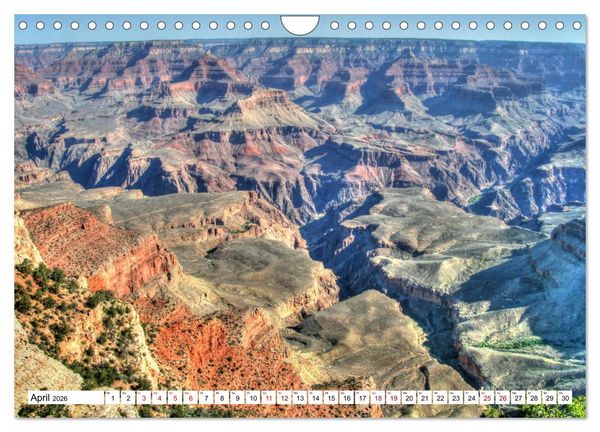 Produktbild: Glanzlichter der USA (Wandkalender 2026 DIN A4 quer), CALVENDO Monatskalender