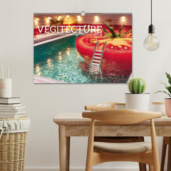Produktbild: Vegitecture. Fotorealistische Visionen architektonischer Details (Wandkalender 2027 DIN A3 quer), CALVENDO Monatskalender