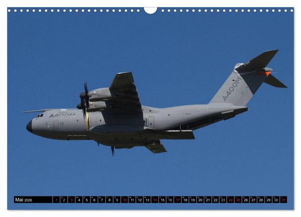 Produktbild: Augenblicke in der Luft: Airbus A400M (Wandkalender 2026 DIN A3 quer), CALVENDO Monatskalender