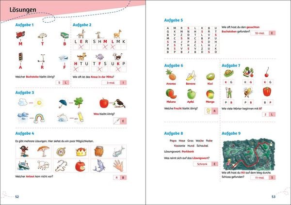 Produktbild: Lesel&ouml;wen Lernhilfen - Lesen lernen - 1. Klasse