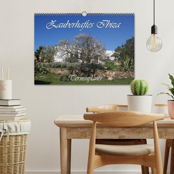 Produktbild: Zauberhaftes Ibiza - Terminplaner (Wandkalender 2026 DIN A3 quer), CALVENDO Monatskalender