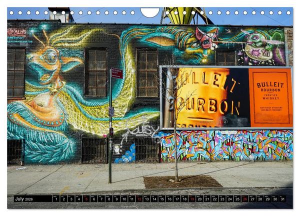 Produktbild: NYC Street Art (Wall Calendar 2026 DIN A4 landscape), CALVENDO 12 Month Wall Calendar