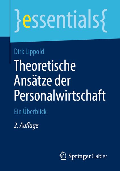 Produktbild: Theoretische Ans&auml;tze der Personalwirtschaft