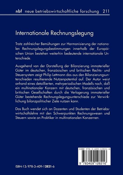 Produktbild: Internationale Rechnungslegung