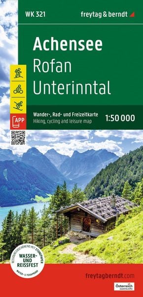 Produktbild: Freytag & berndt Wanderkarte WK 321 Achensee - Rofan - Unterinntal 1:50.000