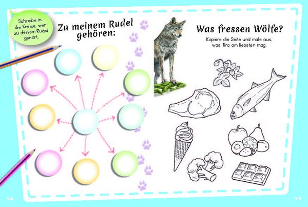 Produktbild: Tira, die junge Wölfin