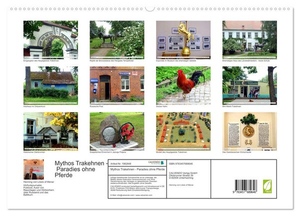 Produktbild: Mythos Trakehnen - Paradies ohne Pferde (hochwertiger Premium Wandkalender 2026 DIN A2 quer), Kunstdruck in Hochglanz