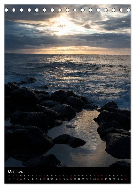 Produktbild: Hawaiian Sunsets (Tischkalender 2026 DIN A5 hoch), CALVENDO Monatskalender