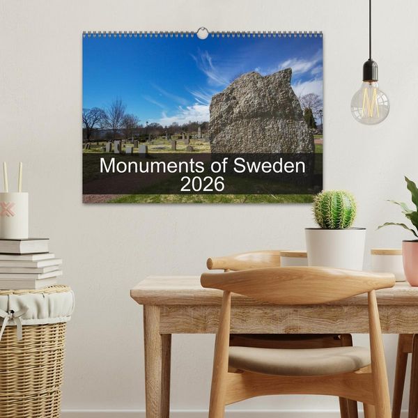 Produktbild: Monuments of Sweden 2026 (Wall Calendar 2026 DIN A3 landscape), CALVENDO 12 Month Wall Calendar