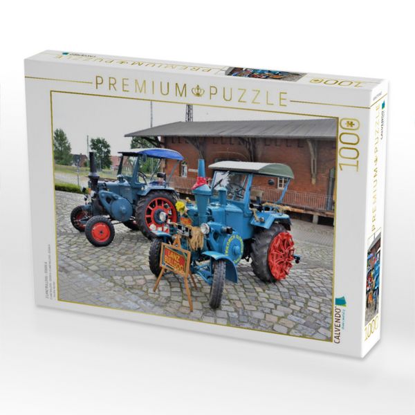 Produktbild: CALVENDO Puzzle 2 LANZ BULLDOG - D3506 A | 1000 Teile Lege-Gr&ouml;&szlig;e 64x48cm Foto-Puzzle f&uuml;r gl&uuml;ckliche Stunden