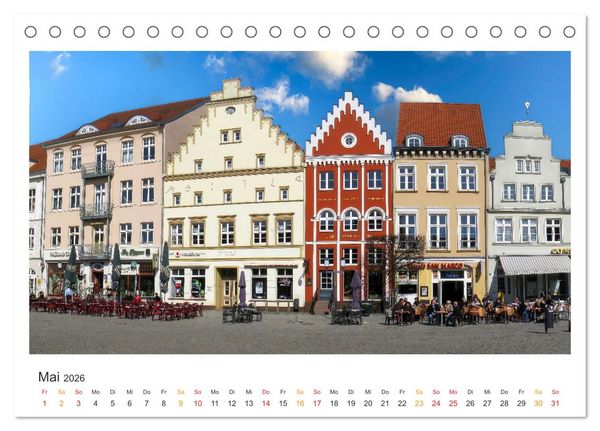 Produktbild: Mecklenburg-Vorpommern - Land zwischen Meer und Seen (Tischkalender 2026 DIN A5 quer), CALVENDO Monatskalender