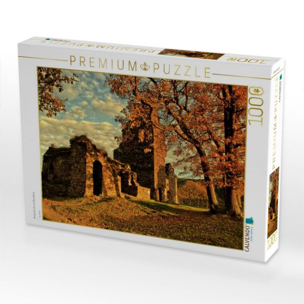 Produktbild: CALVENDO Puzzle Burgruine Are im Abendlicht | 1000 Teile Lege-Gr&ouml;&szlig;e 64x48cm Foto-Puzzle f&uuml;r gl&uuml;ckliche Stunden