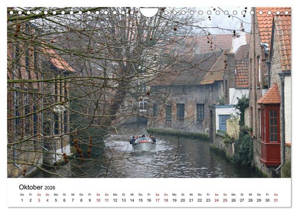 Produktbild: Br&uuml;gge - Eine mittelalterliche Stadt (Wandkalender 2026 DIN A4 quer), CALVENDO Monatskalender