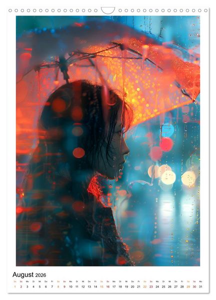 Produktbild: Regen Tage (Wandkalender 2026 DIN A3 hoch), CALVENDO Monatskalender