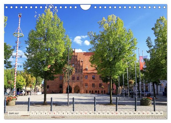 Produktbild: J&uuml;terbog &ndash; Backsteingotik und Wehrt&uuml;rme (Wandkalender 2027 DIN A4 quer), CALVENDO Monatskalender